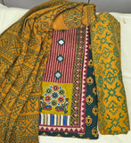 Green Kutchi Mirror Patchwork